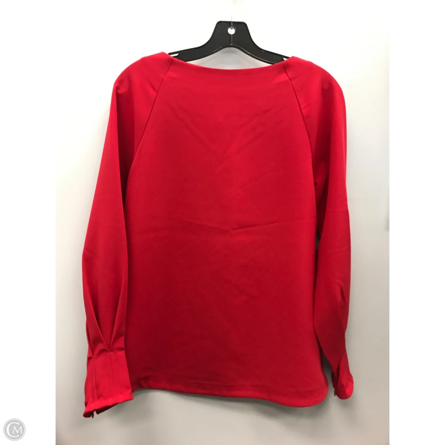 Top Long Sleeve By Banana Republic In Red, Size: Xs