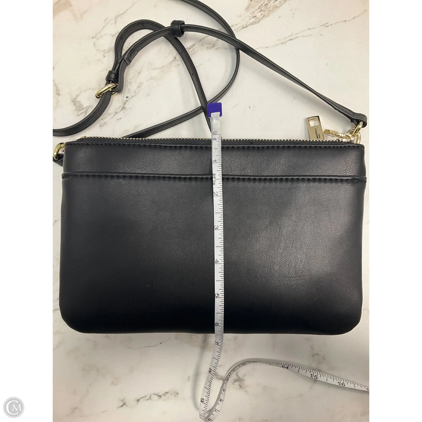 Crossbody Designer By Karl Lagerfeld, Size: Medium