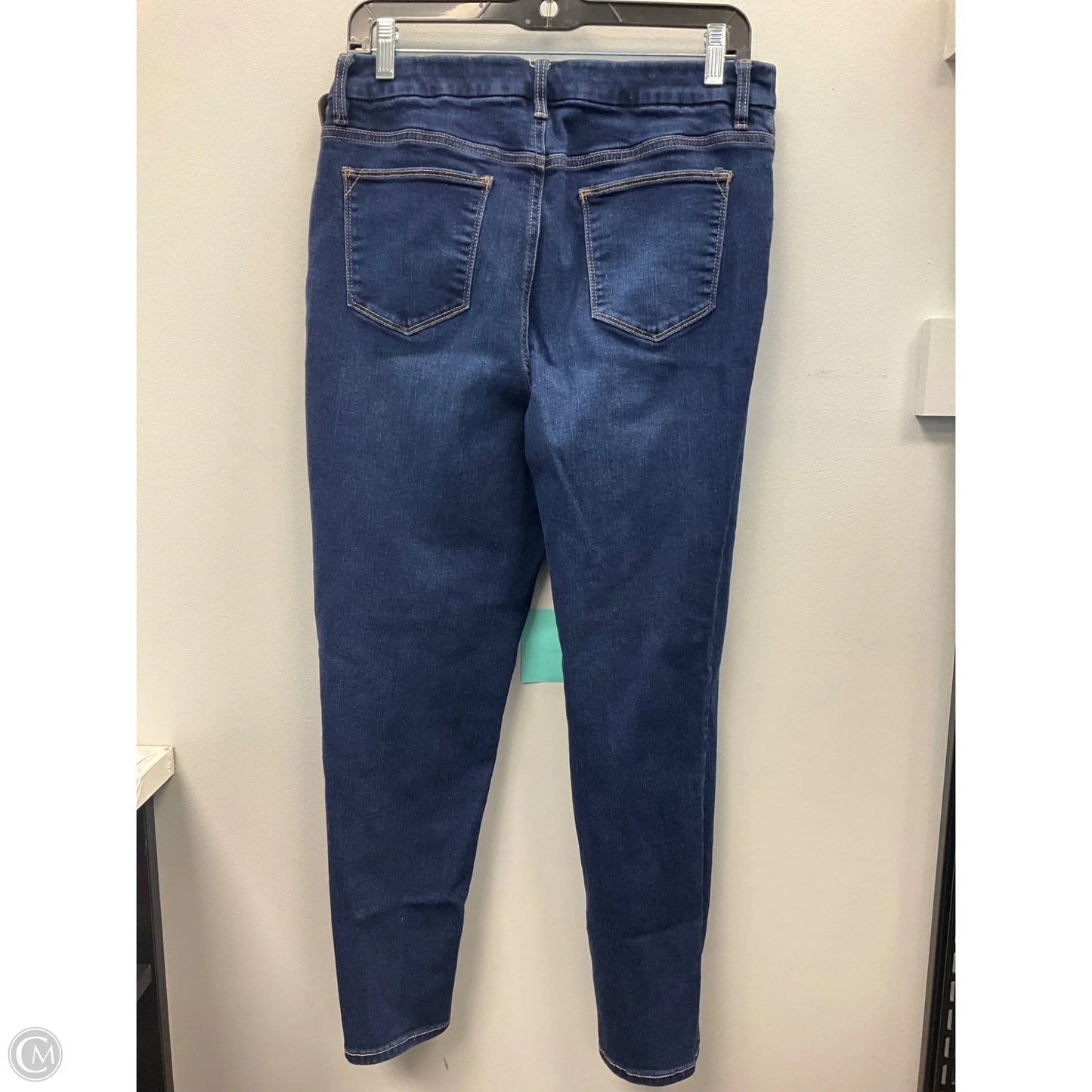 Jeans Skinny By Chicos In Blue Denim, Size: 10