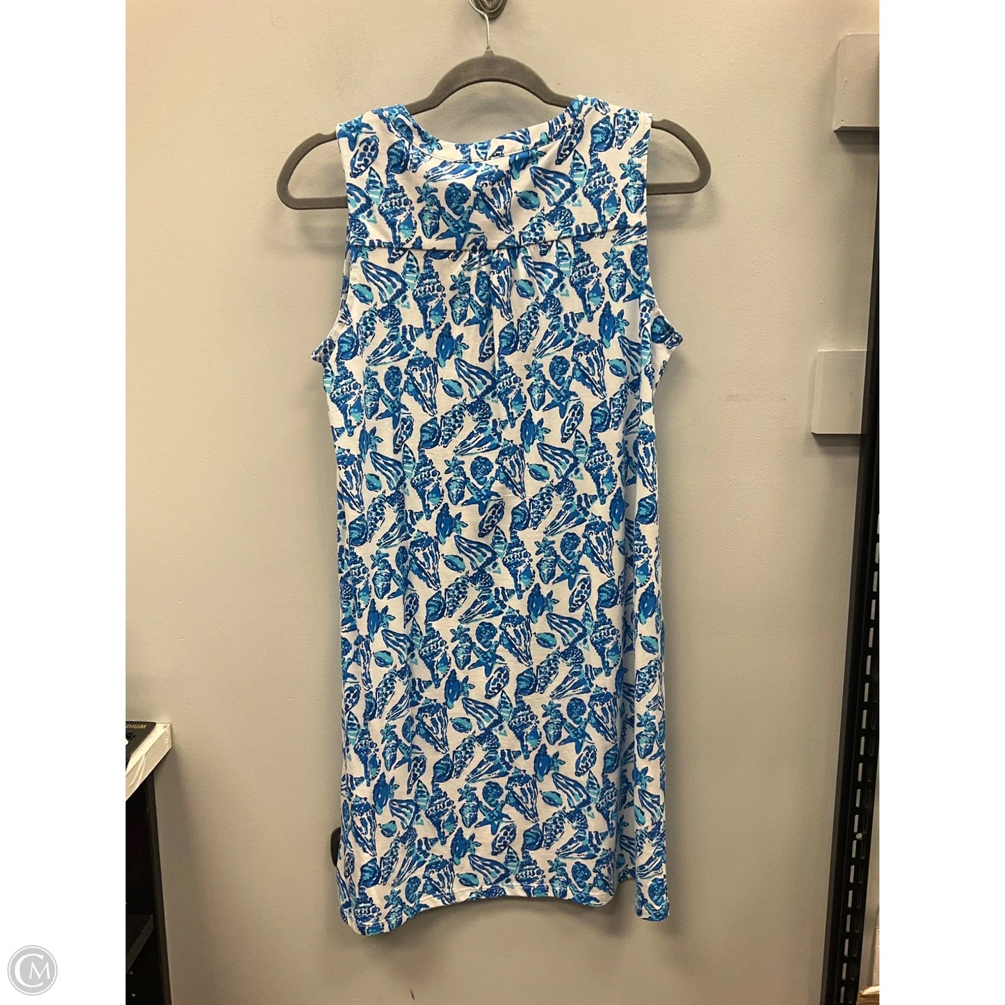 Dress Designer By Lilly Pulitzer In Blue & White, Size: S