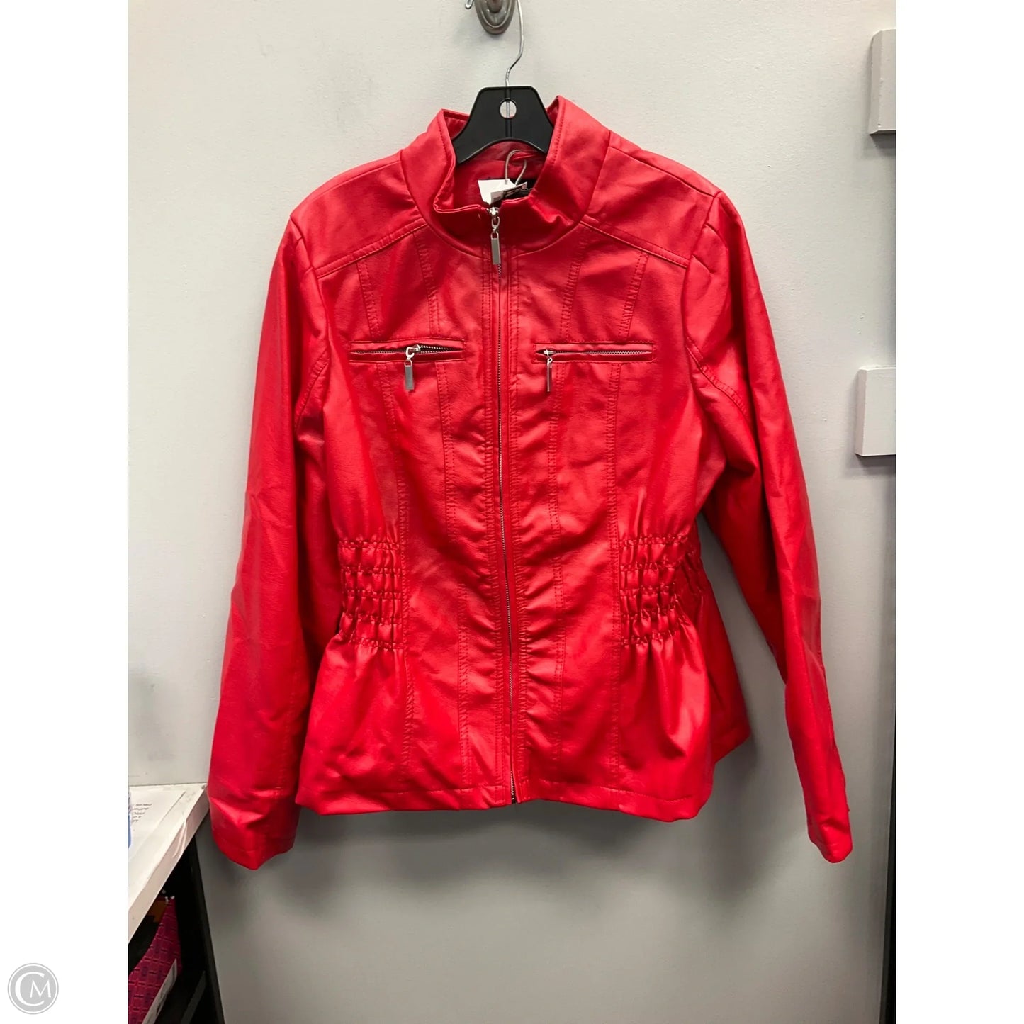 Jacket Other By New Look In Red, Size: 1x