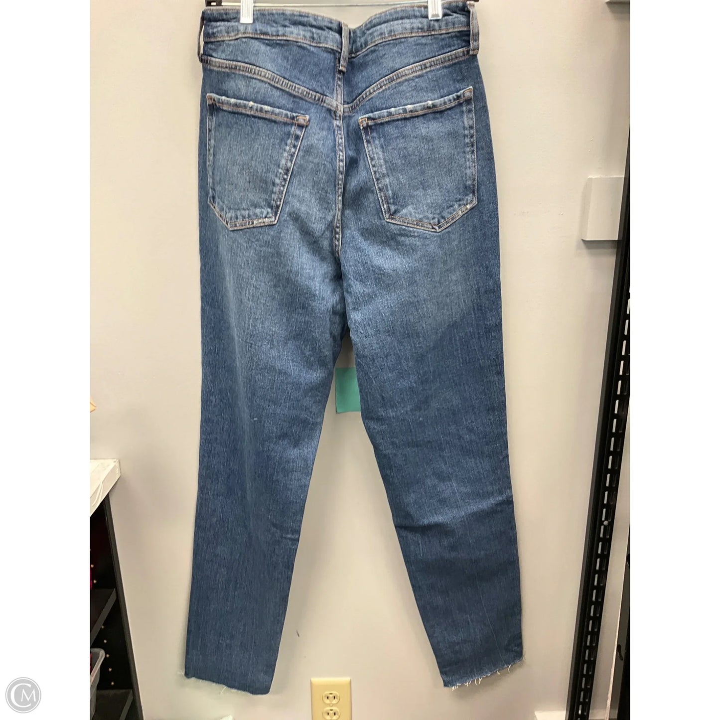 Jeans Straight By Old Navy In Blue Denim, Size: 10