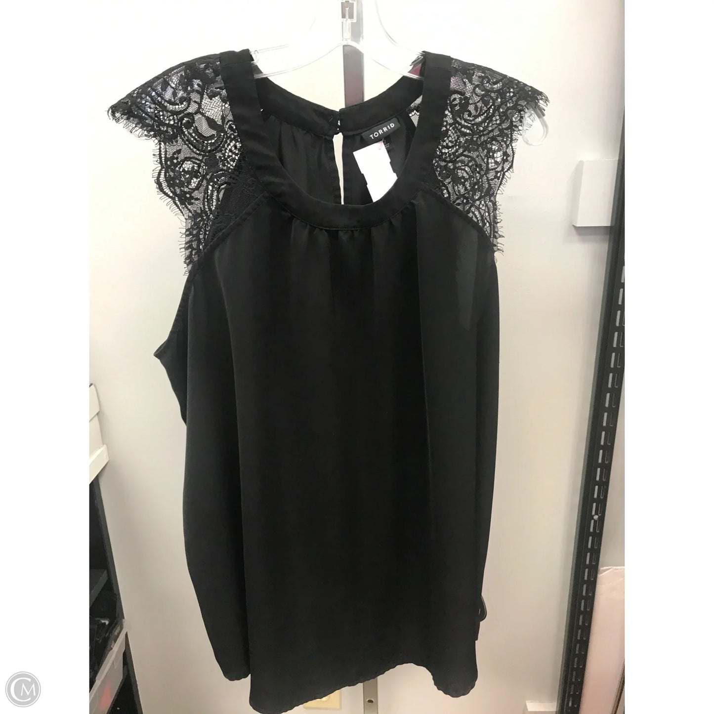 Top Sleeveless By Torrid In Black, Size: 2x