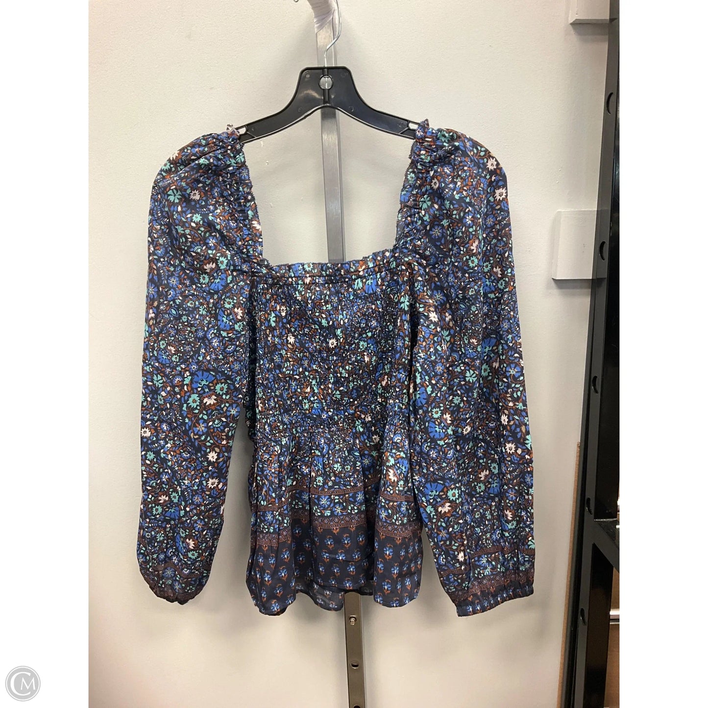 Top Long Sleeve By Vineyard Vines In Blue, Size: M