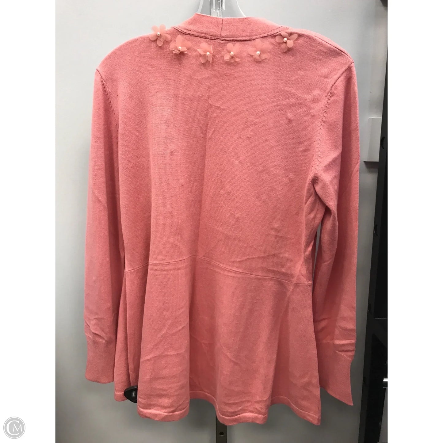 Cardigan By Isaac Mizrahi Live Qvc In Pink, Size: M