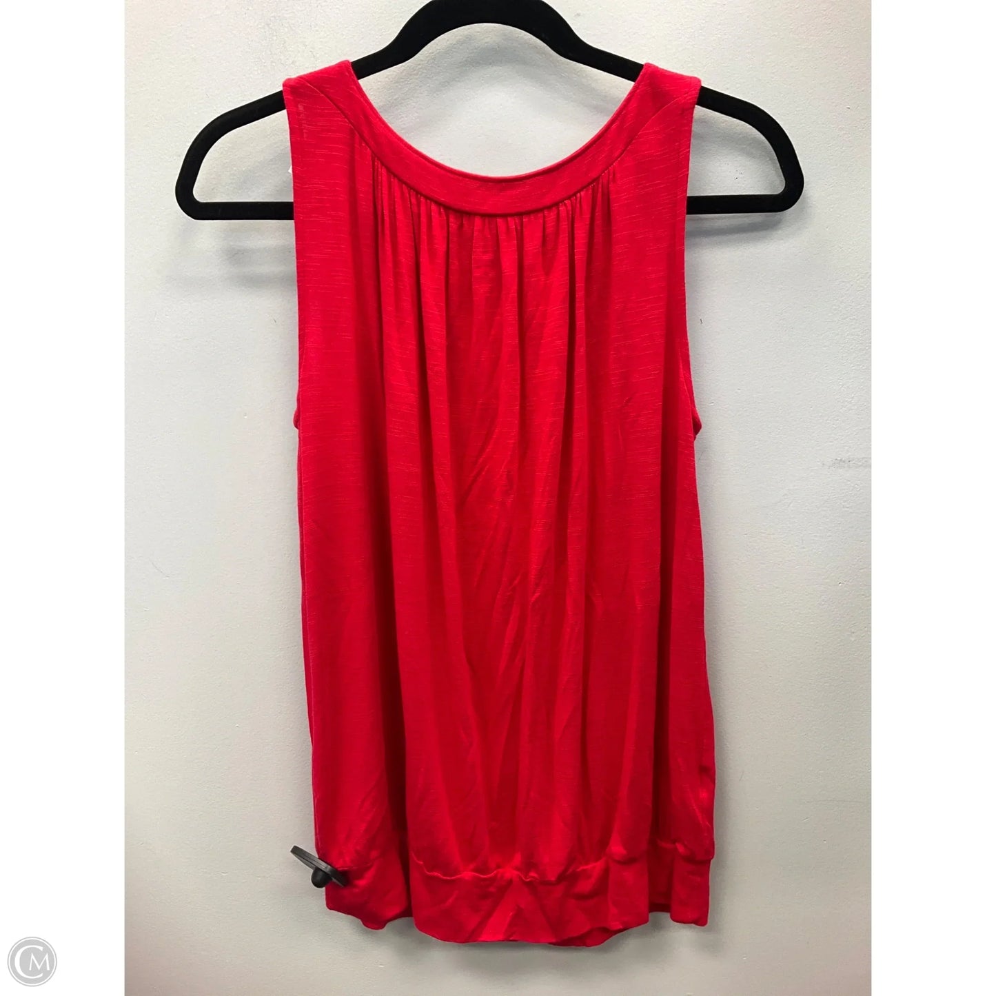 Top Sleeveless By Loft In Red, Size: S
