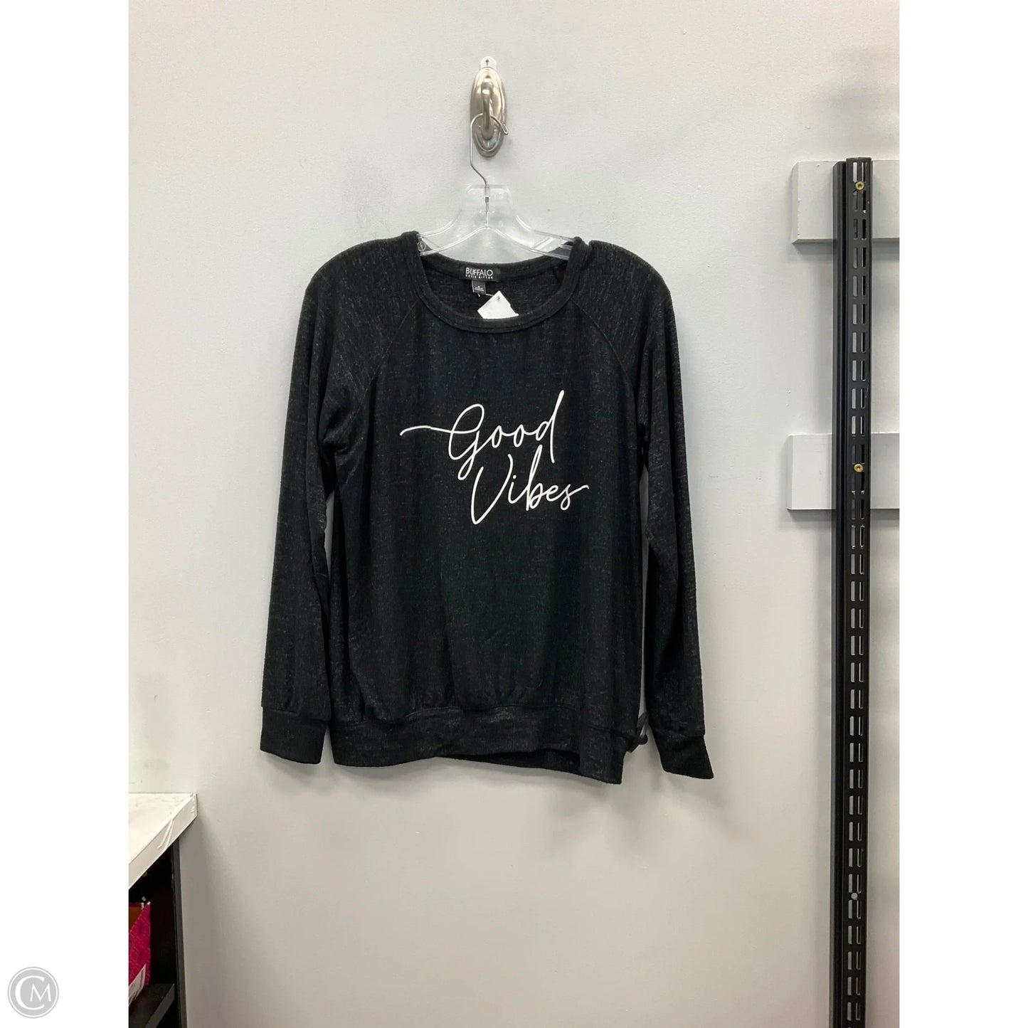 Top Long Sleeve By Buffalo David Bitton In Black, Size: S