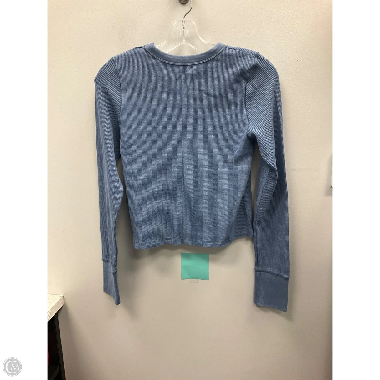 Top Long Sleeve By Aerie In Blue, Size: M