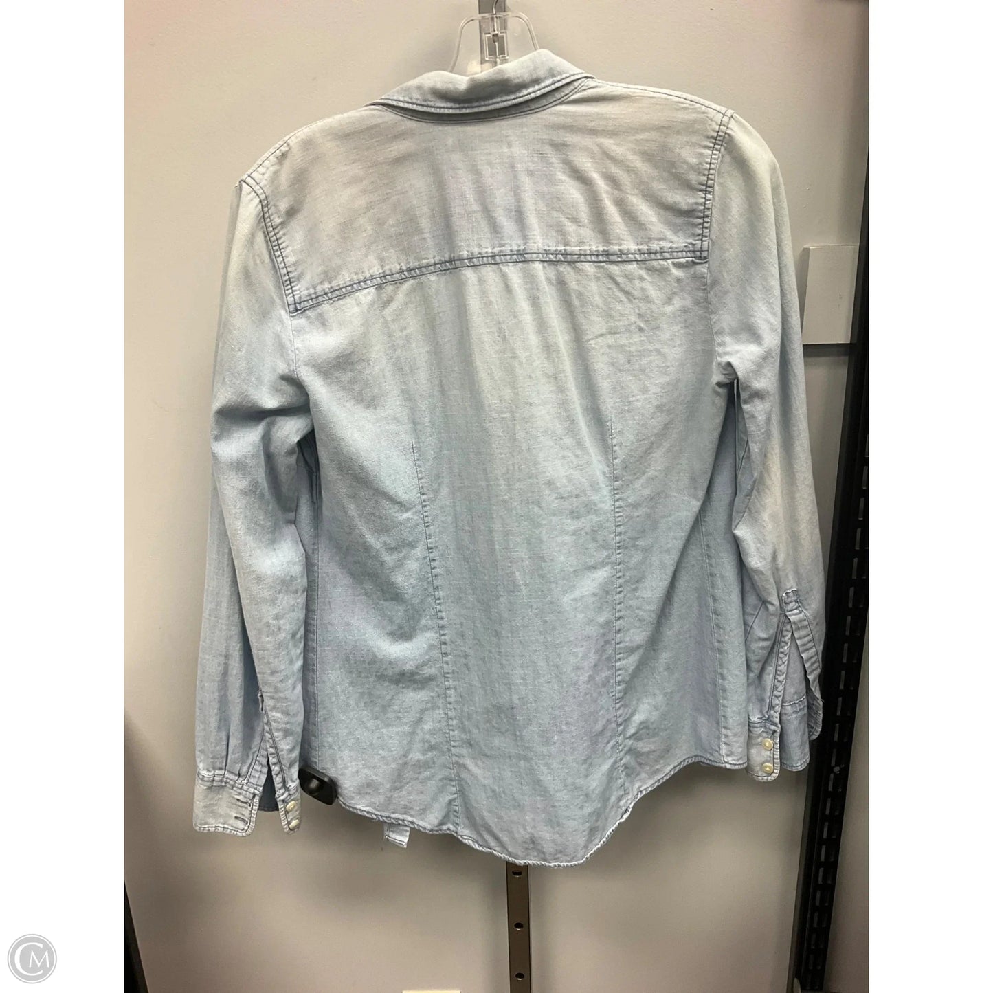 Top Long Sleeve By J. Crew In Blue, Size: Xs