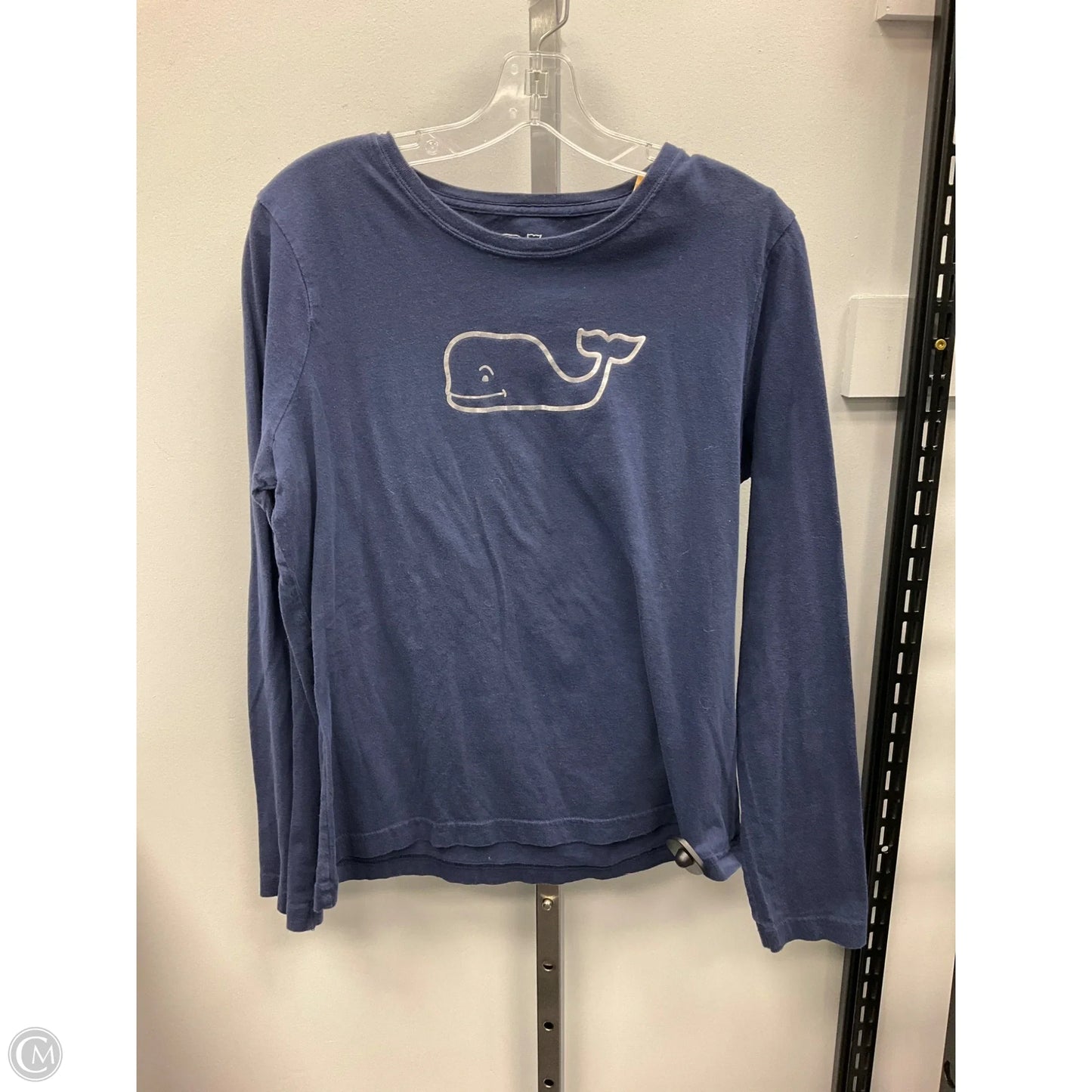 Top Long Sleeve By Vineyard Vines In Navy, Size: L