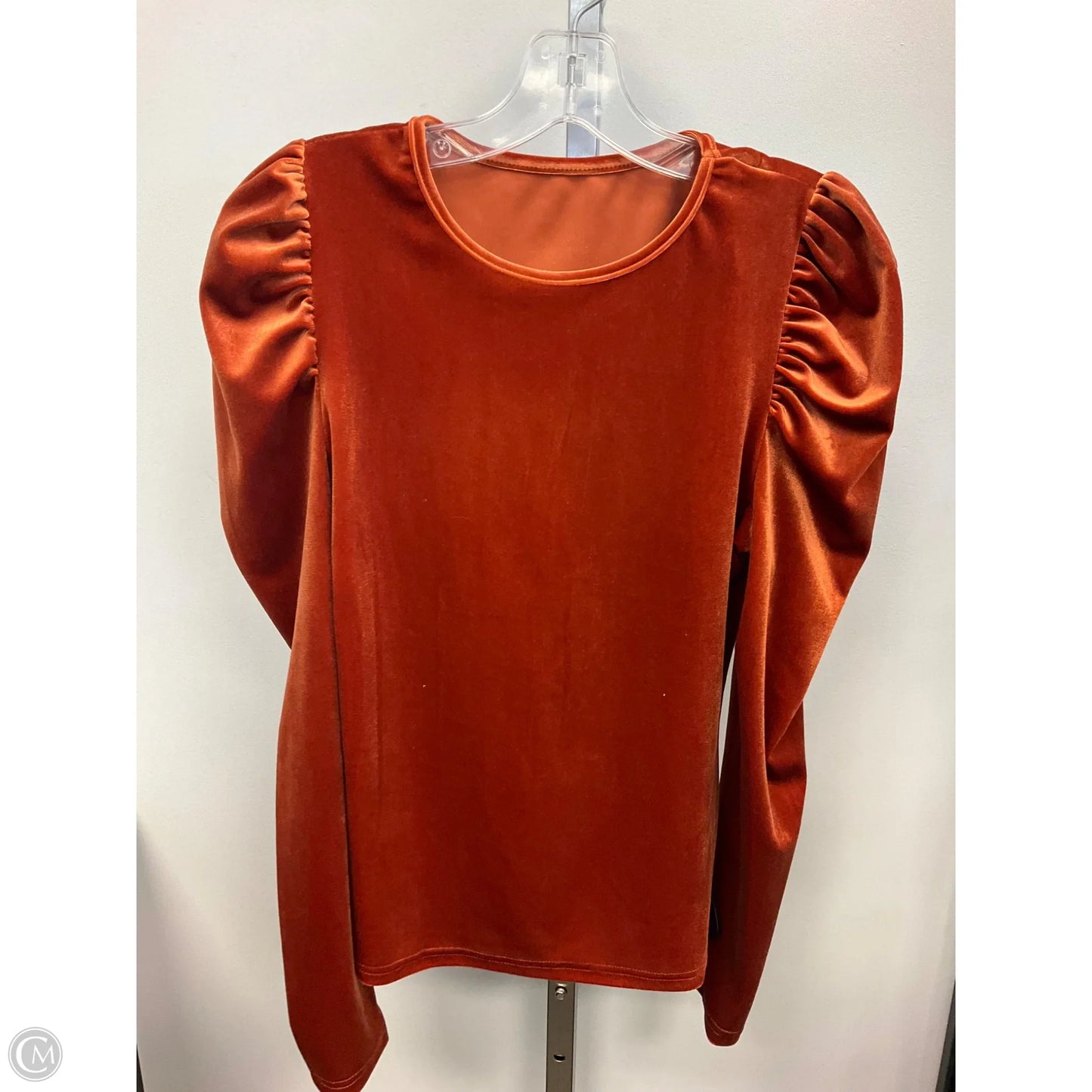 Top Long Sleeve By Shein In Copper, Size: M