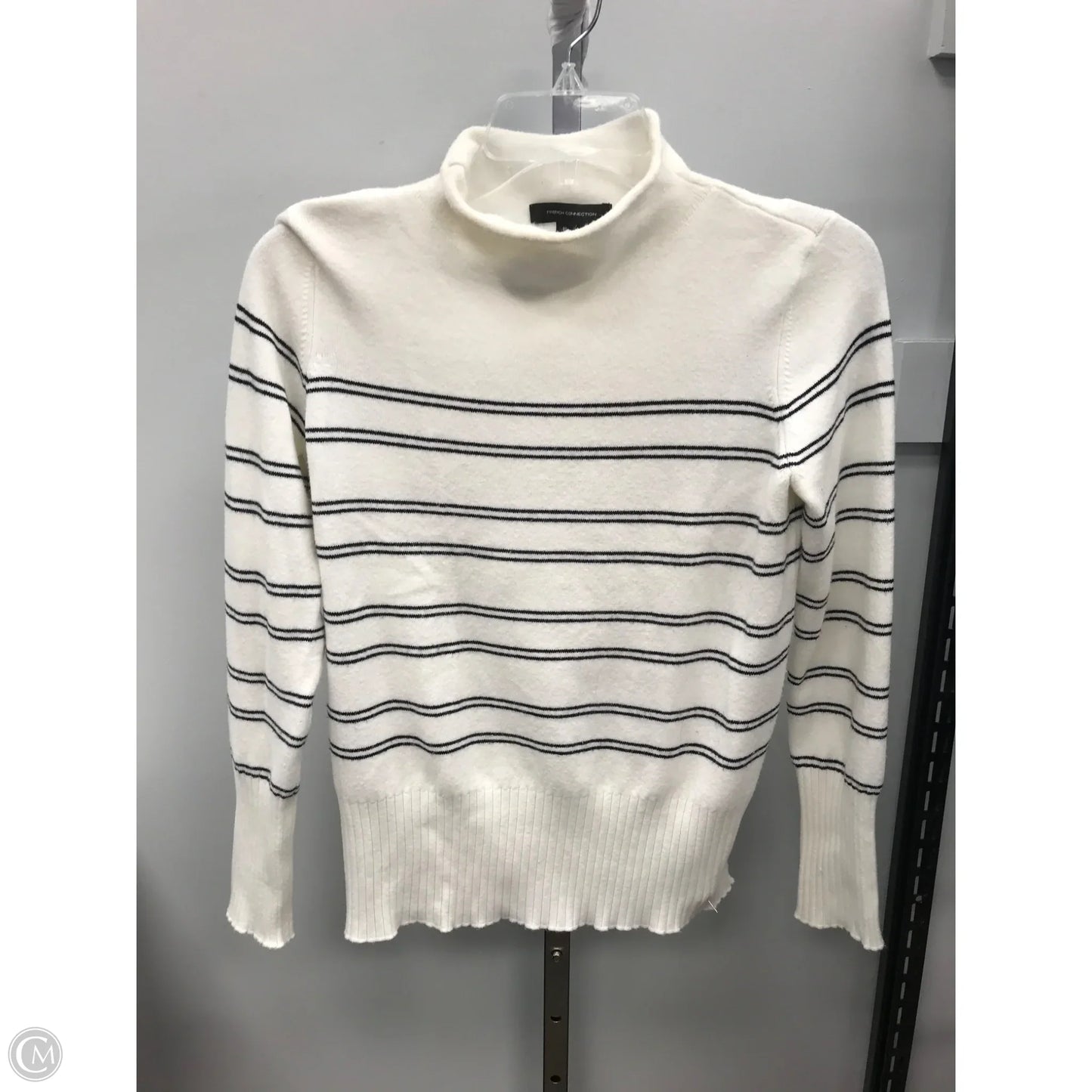 Sweater By French Connection In Striped Pattern, Size: M
