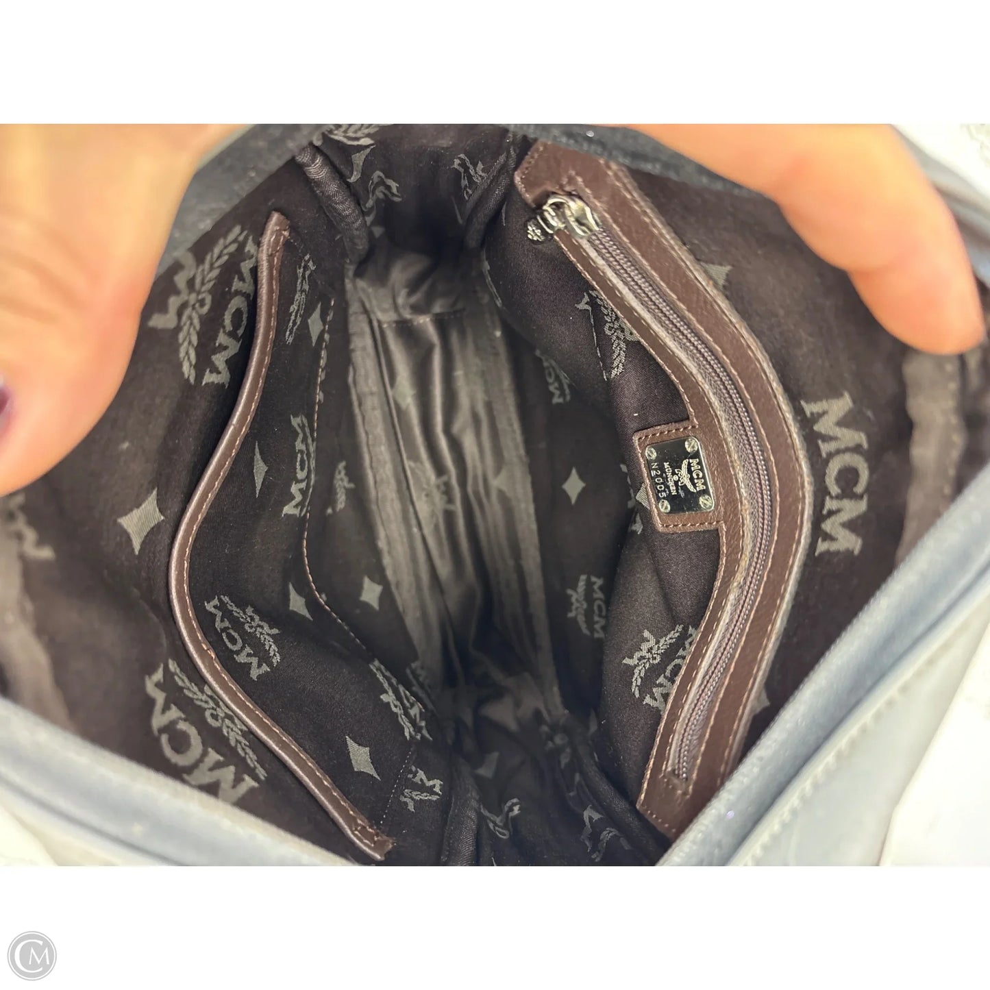 Crossbody Luxury Designer By Mcm, Size: Large