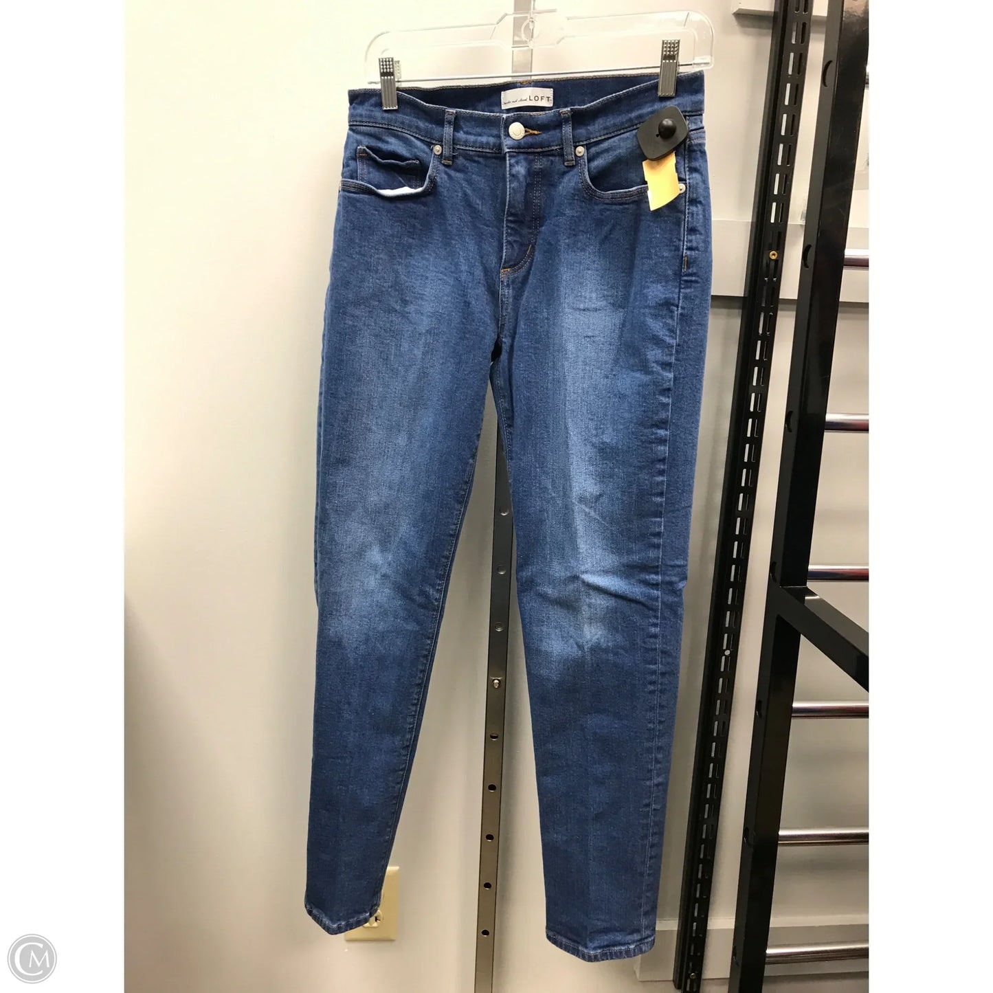 Jeans Boyfriend By Loft In Blue Denim, Size: 2
