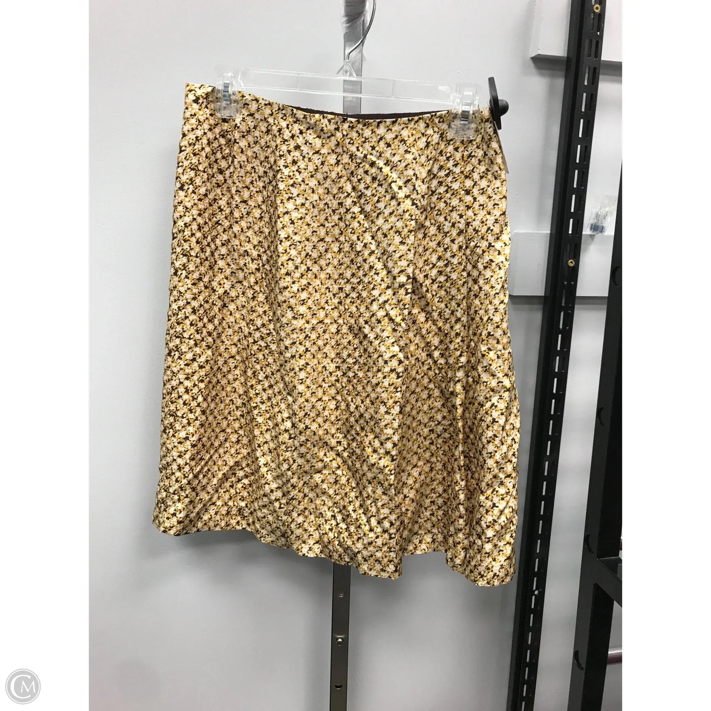 Skirt Mini & Short By Banana Republic In Brown & Yellow, Size: 0