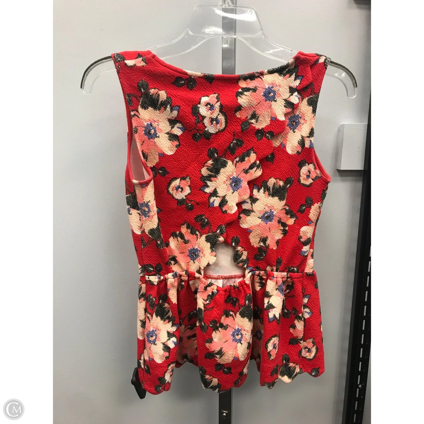 Top Sleeveless By Anthropologie In Floral Print, Size: Xs