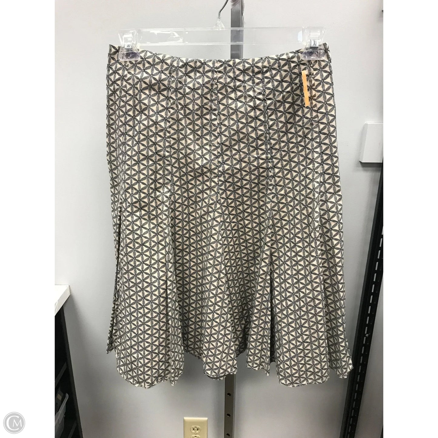 Skirt Midi By Gap In Black & Tan, Size: 4l