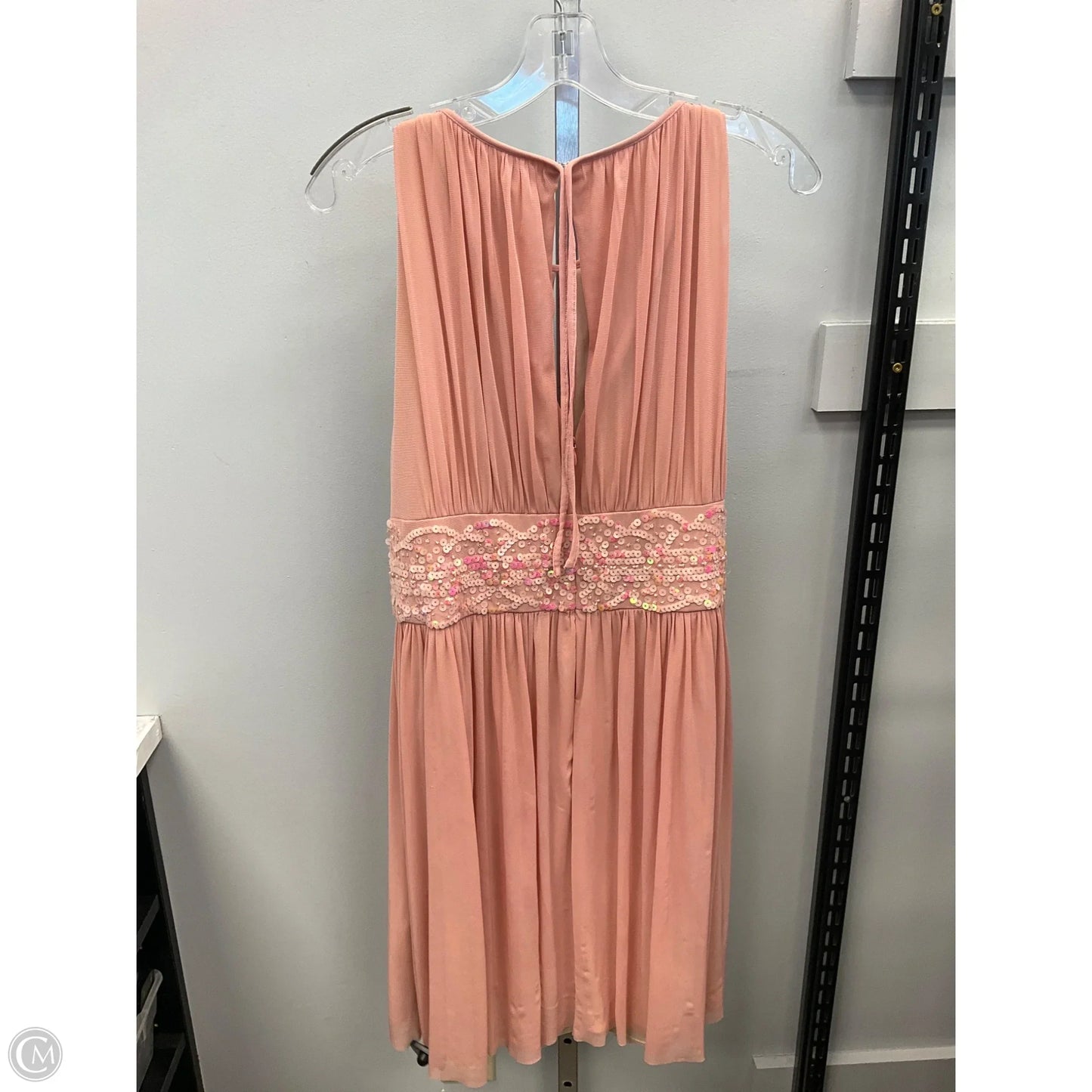 Dress Party Short By Signature Collection In Peach, Size: 16