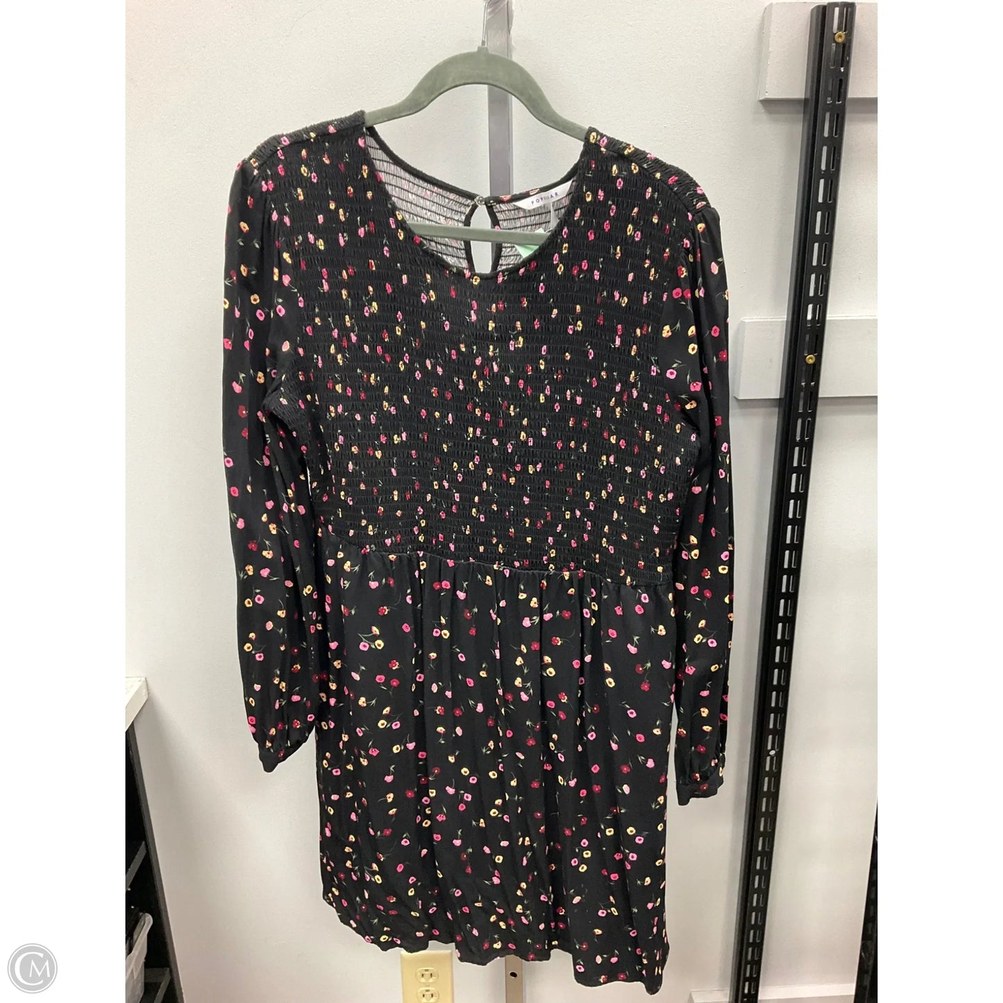 Dress Casual Short By Popsugar In Floral Print, Size: L