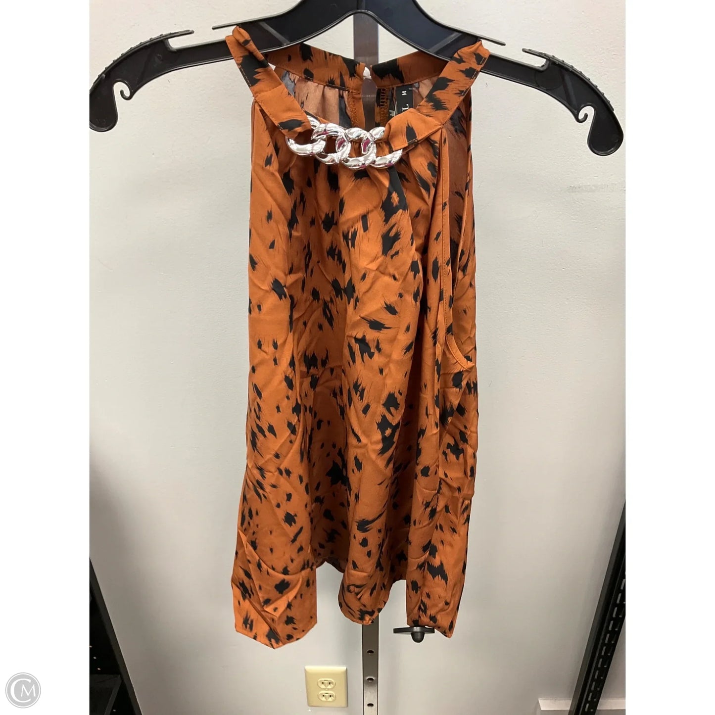 Top Sleeveless By Zaful In Animal Print, Size: M