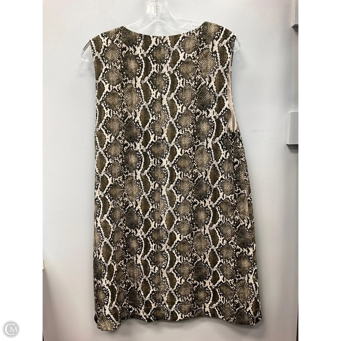 Dress Casual Short By H&m In Snakeskin Print, Size: M
