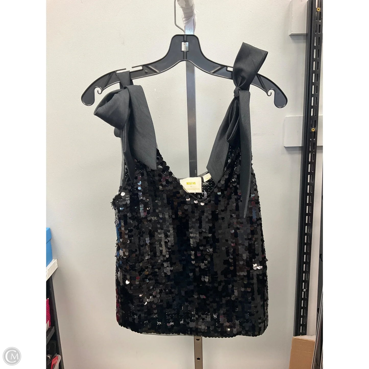 Top Sleeveless By Maeve In Black, Size: M