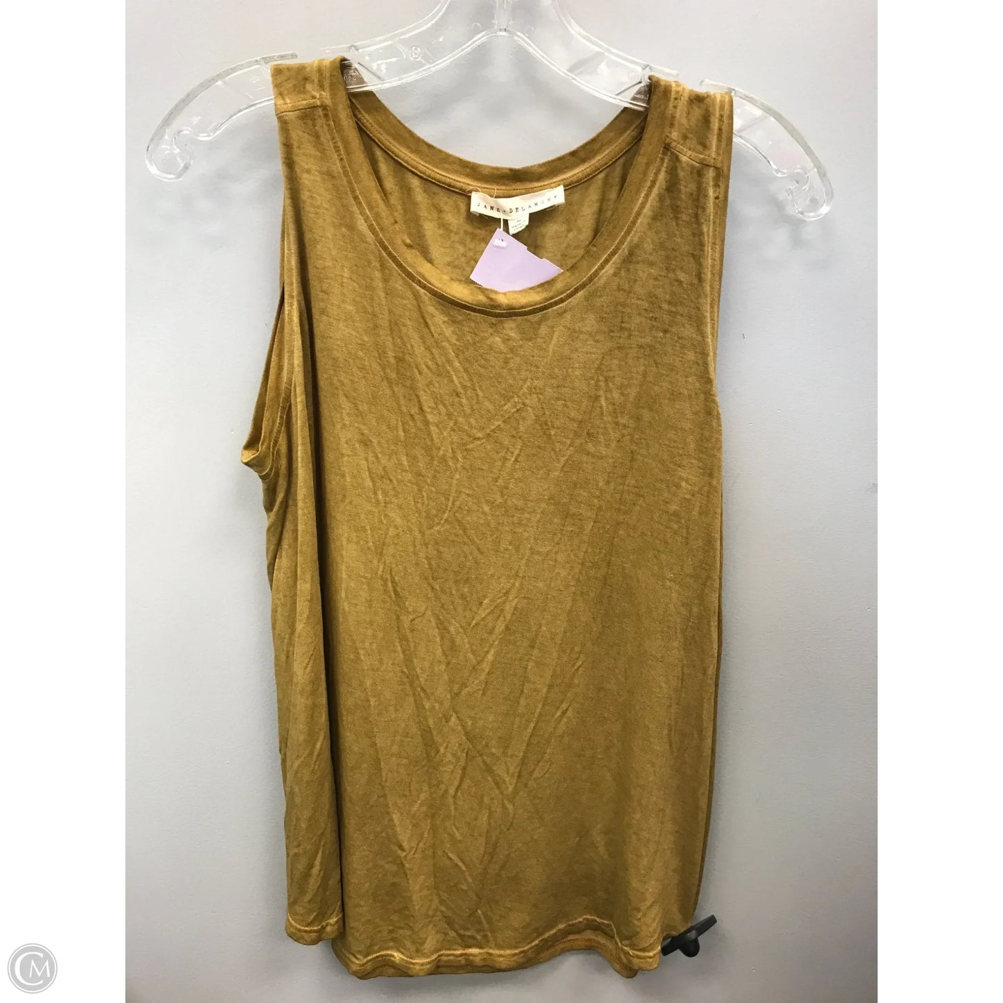 Top Sleeveless By Jane And Delancey In Gold, Size: M