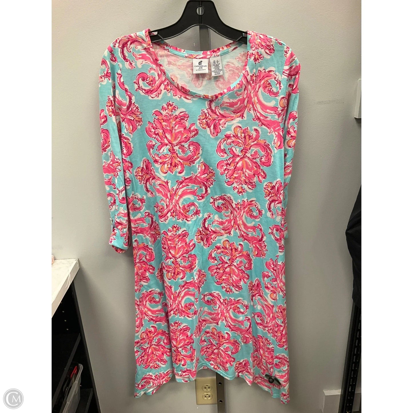 Dress Casual Short By Caribbean Joe In Floral Print, Size: S
