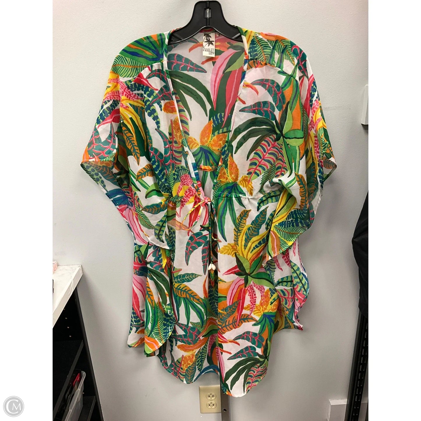 Swimwear Cover-up By Cme In Tropical Print, Size: S