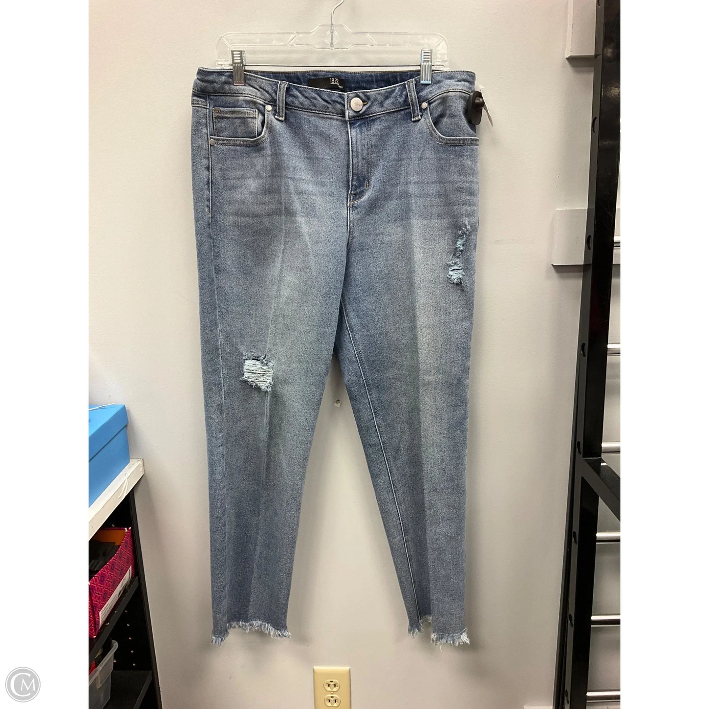 Jeans Boot Cut By 1822 Denim In Blue Denim, Size: 12