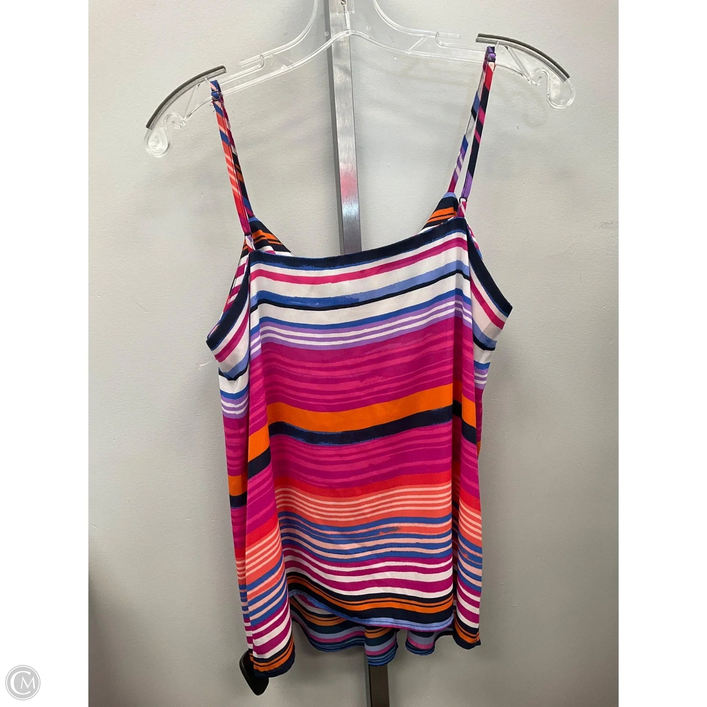 Top Sleeveless By Cynthia Rowley In Rainbow Print, Size: S