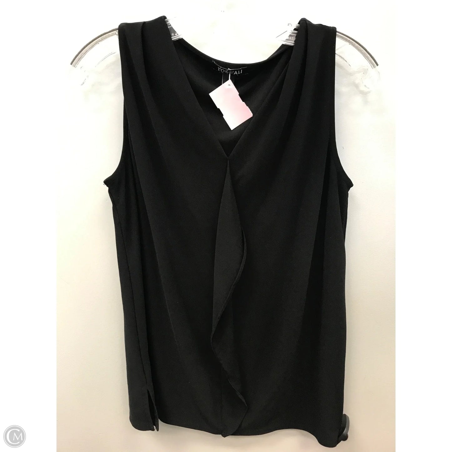 Top Sleeveless By Roz And Ali In Black, Size: S