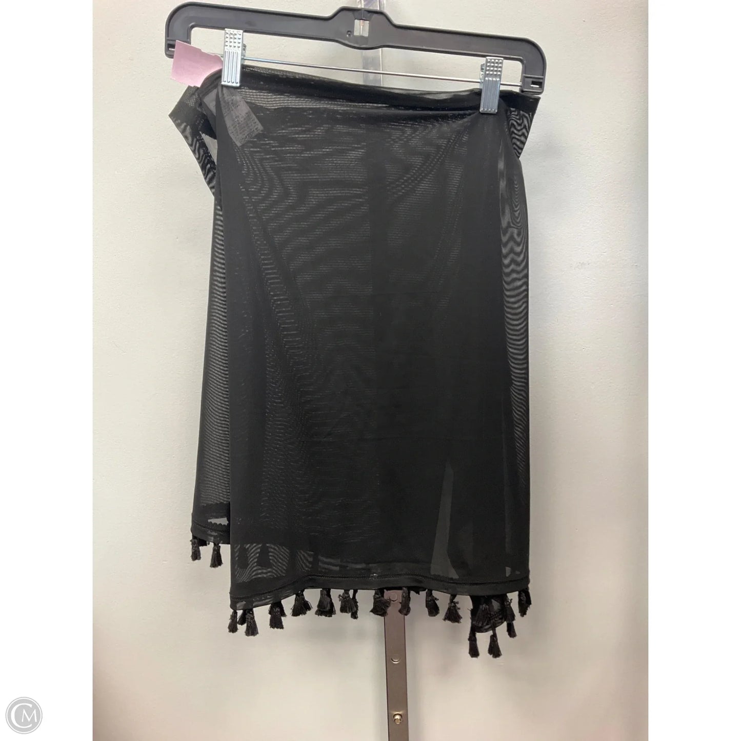Swimwear Cover-up By Clothes Mentor In Black, Size: S