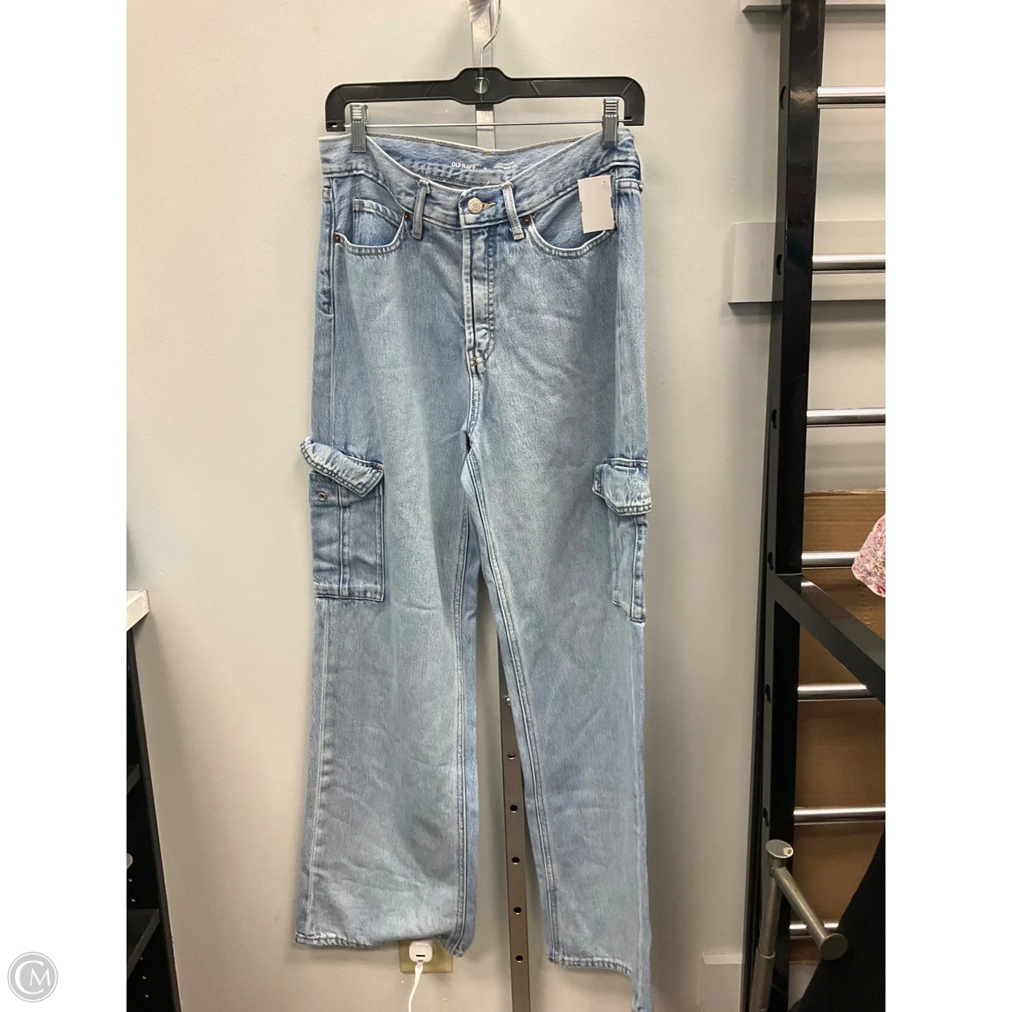 Jeans Wide Leg By Old Navy In Blue Denim, Size: 6