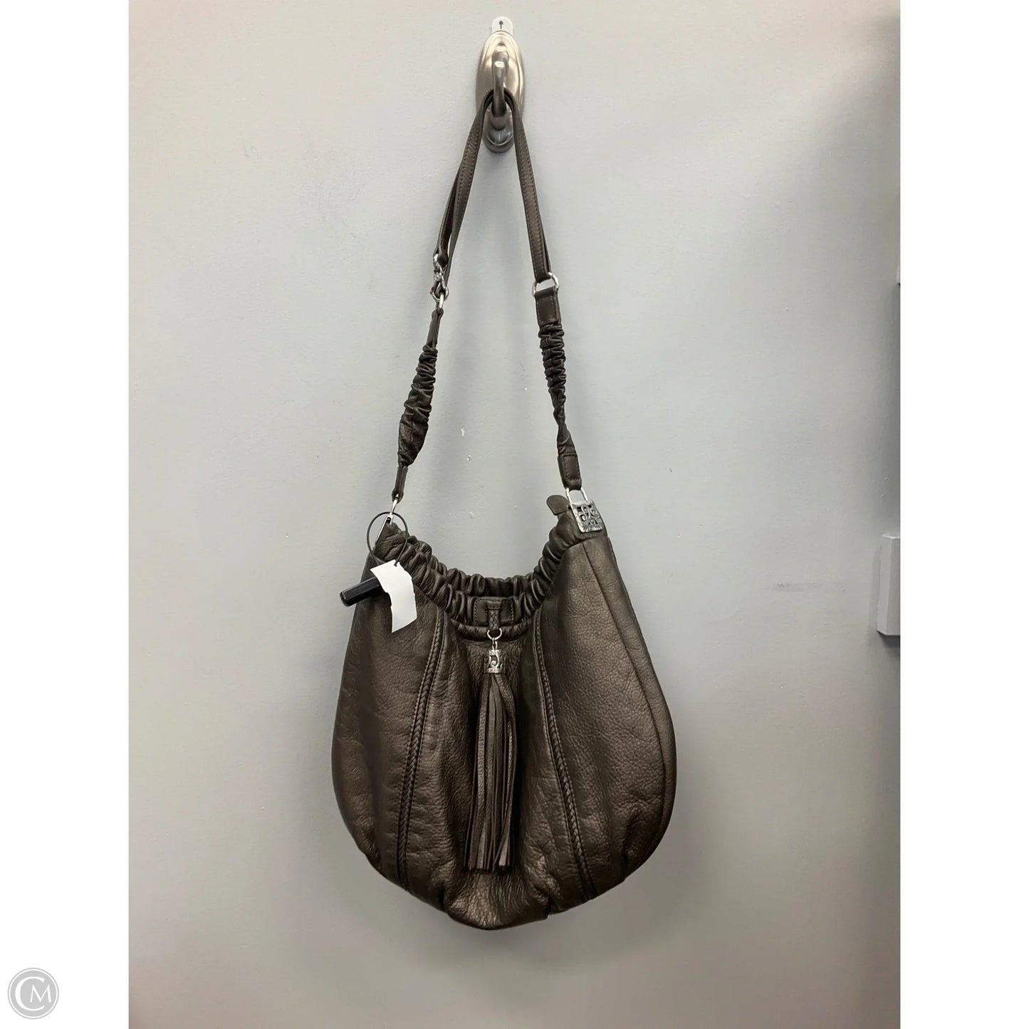 Handbag Leather By Brighton, Size: Medium