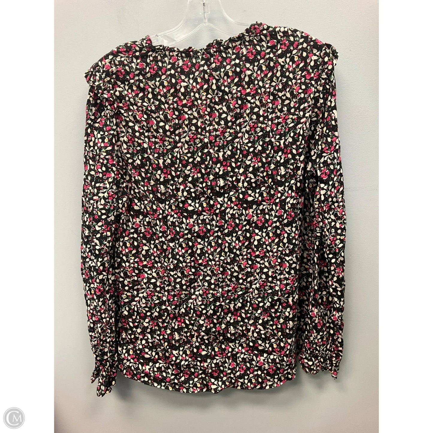 Top Long Sleeve By Alexander Jordan In Floral Print, Size: M