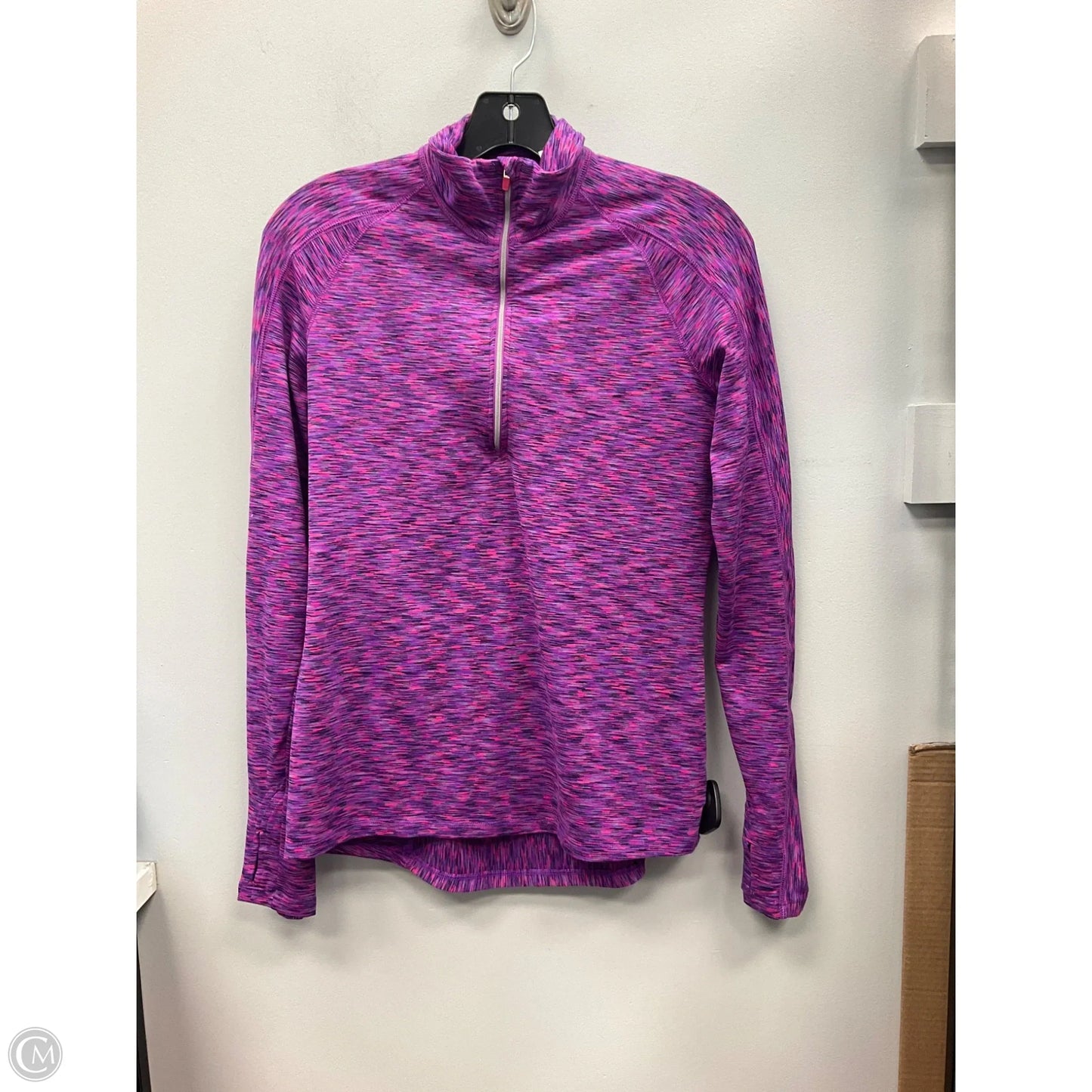 Athletic Jacket By Athleta In Pink & Purple, Size: S