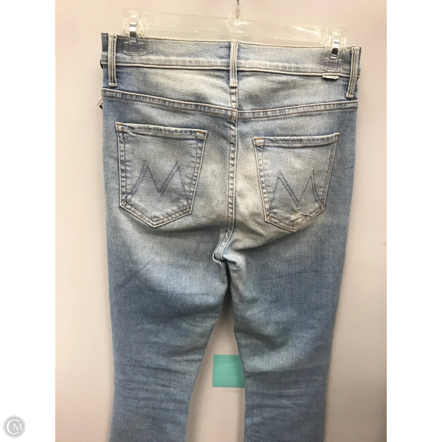 Jeans Flared By Mother In Blue Denim, Size: 4