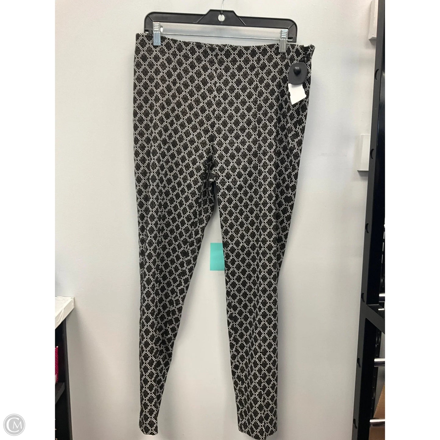 Pants Cropped By Cmc In Black & White, Size: 12