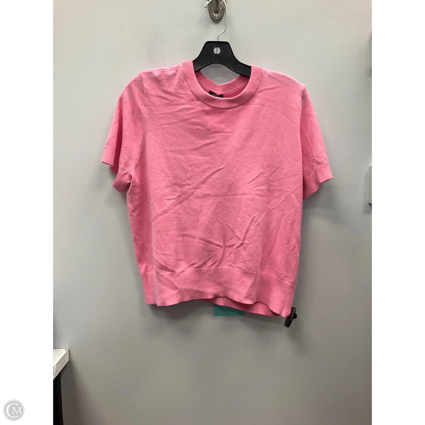 Sweater Short Sleeve By Express In Pink, Size: L