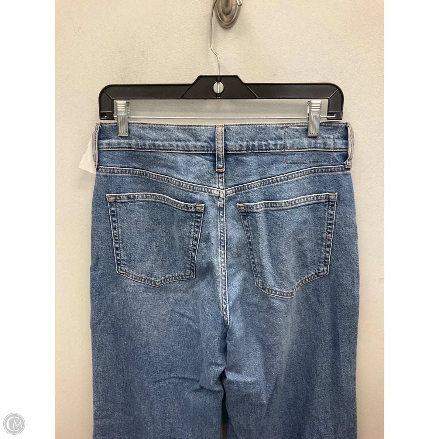Jeans Wide Leg By J. Crew In Blue Denim, Size: 4