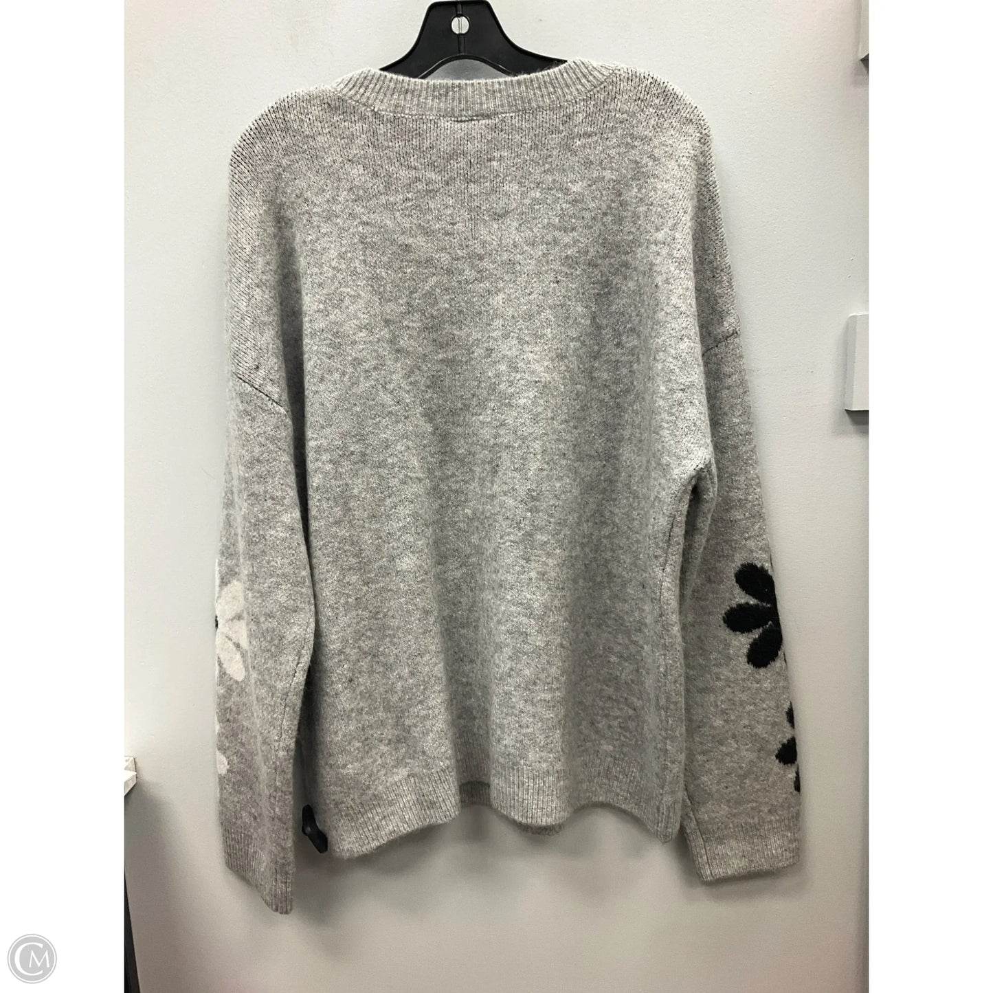 Sweater By Bobeau In Floral Print, Size: Xxl