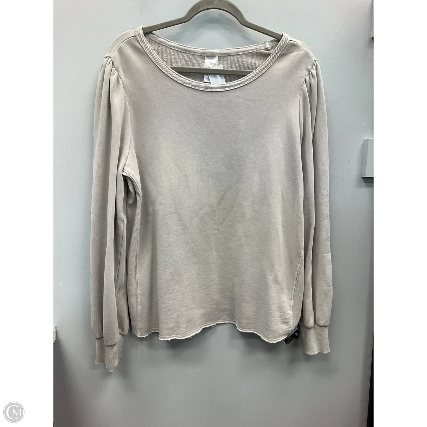 Top Long Sleeve By Clothes Mentor In Taupe, Size: Xl