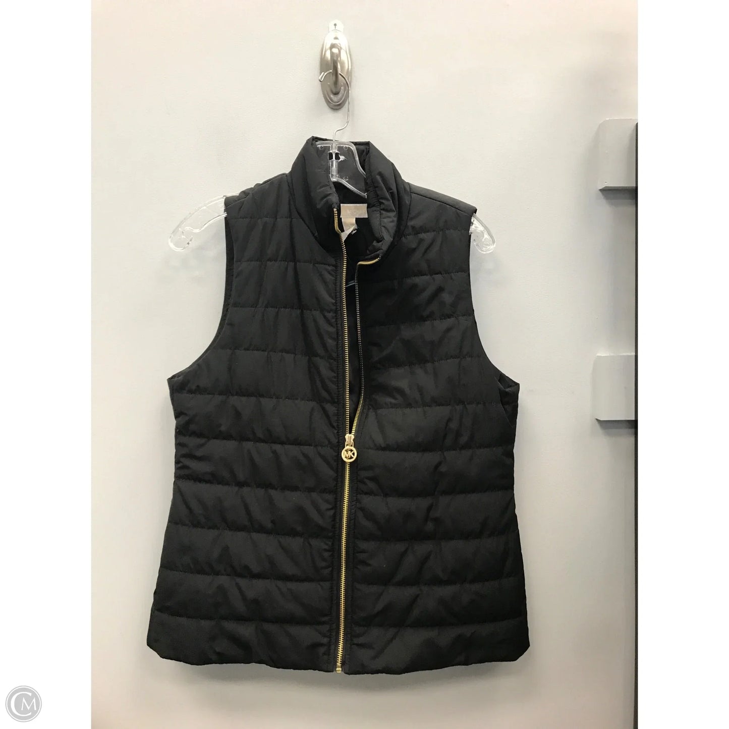 Vest Designer By Michael Kors In Black, Size: S