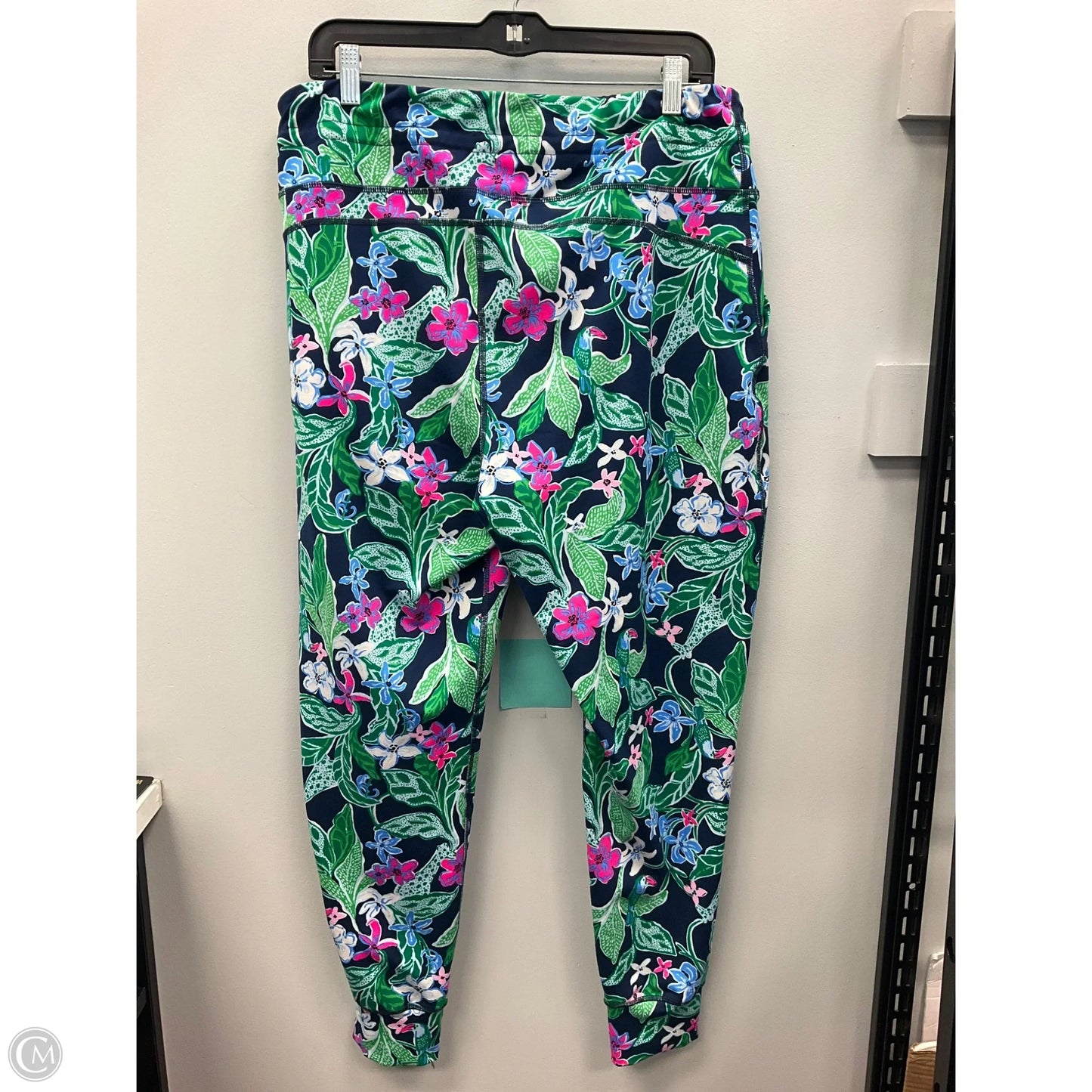 Pants Designer By Lilly Pulitzer In Floral Print, Size: Xxl