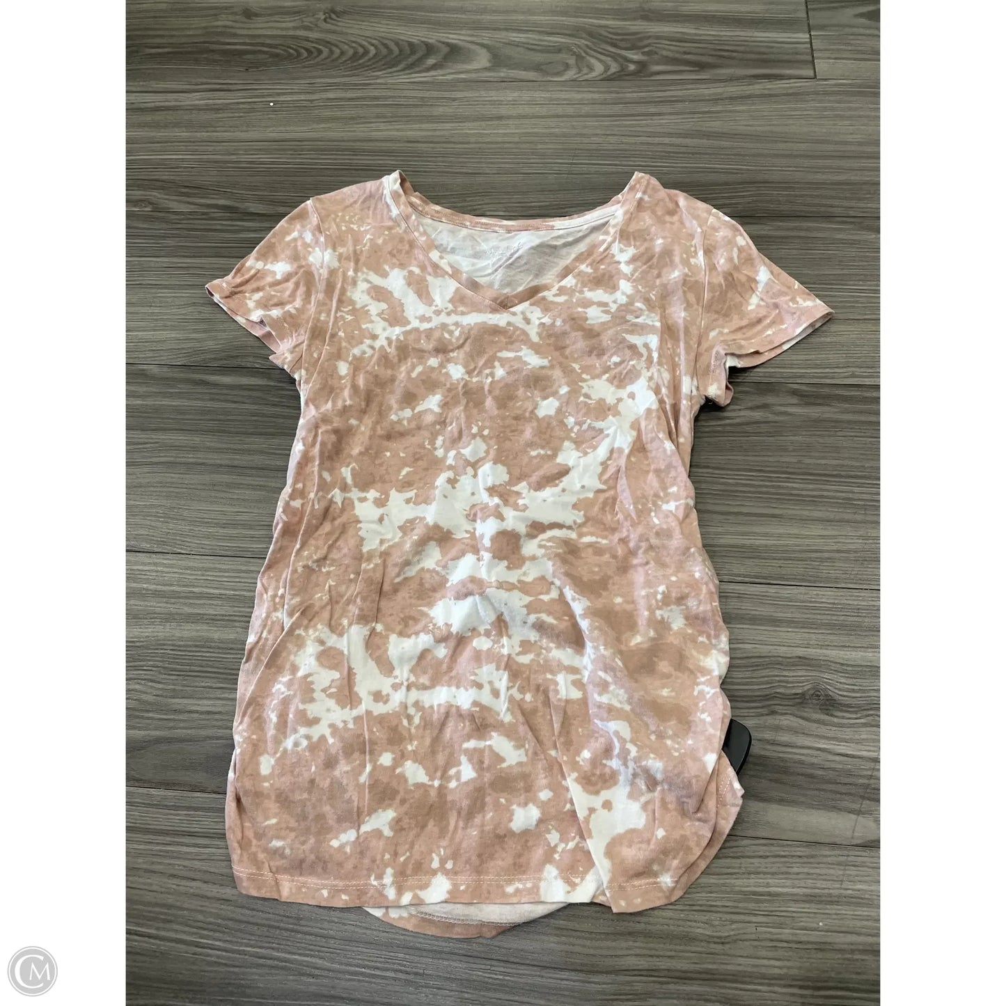 Maternity Top Short Sleeve By Isabel Maternity, Size: S