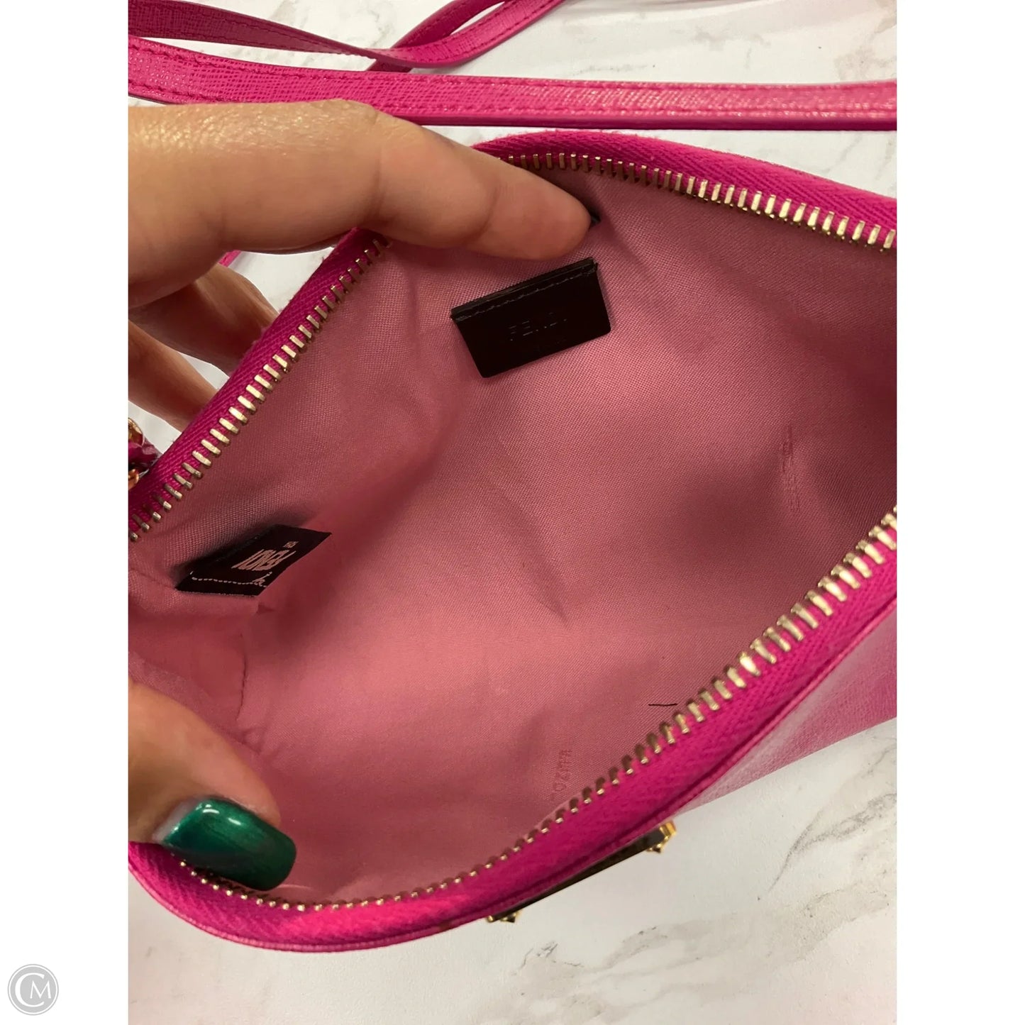 Handbag Luxury Designer By Fendi, Size: Small