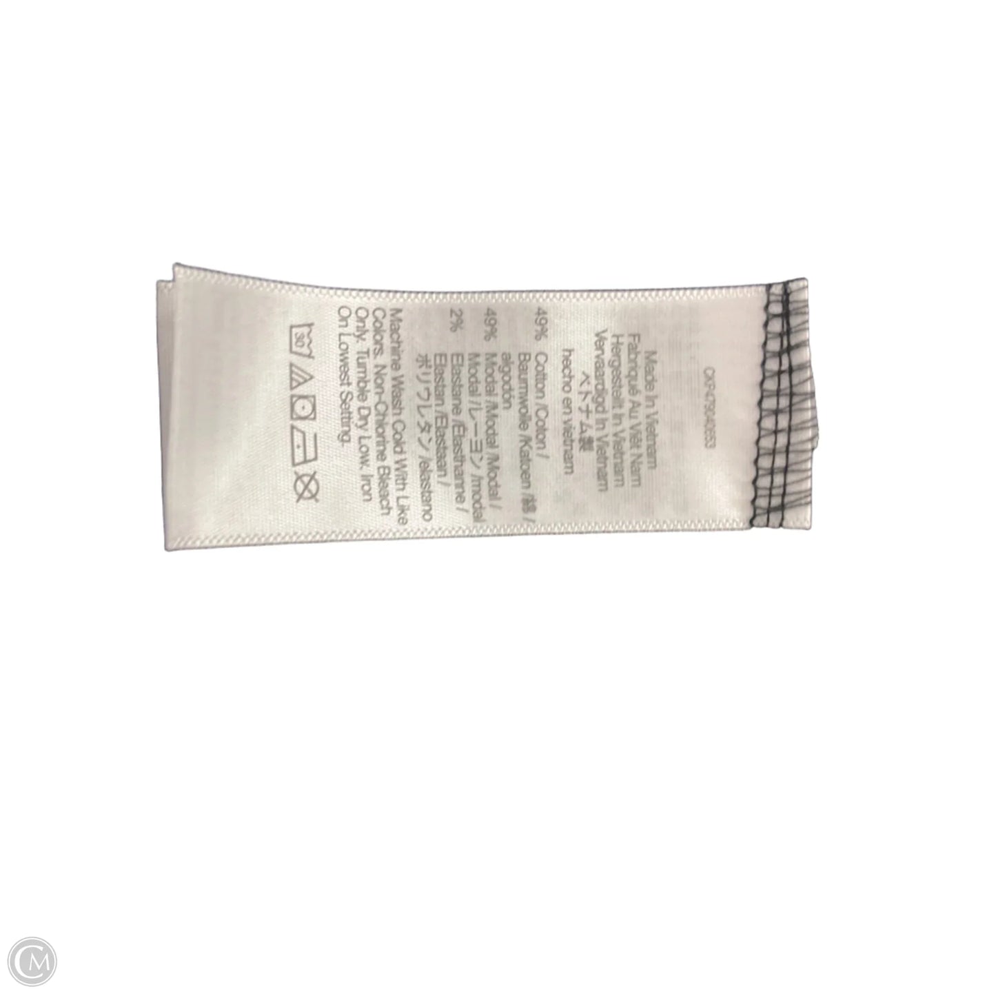 Top Long Sleeve Basic By Madewell In Black, Size: L