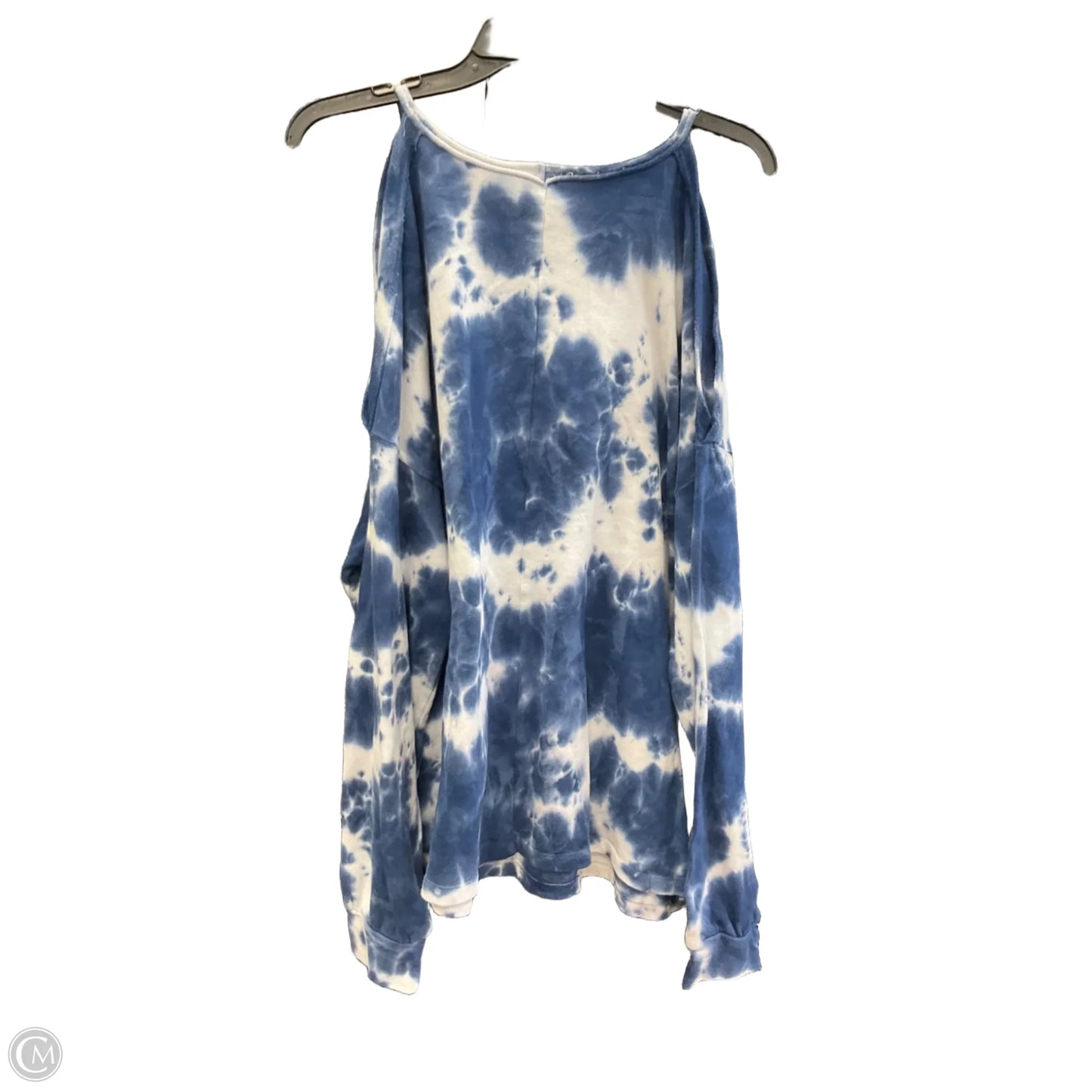 Top Long Sleeve By Easel In Tie Dye Print, Size: M