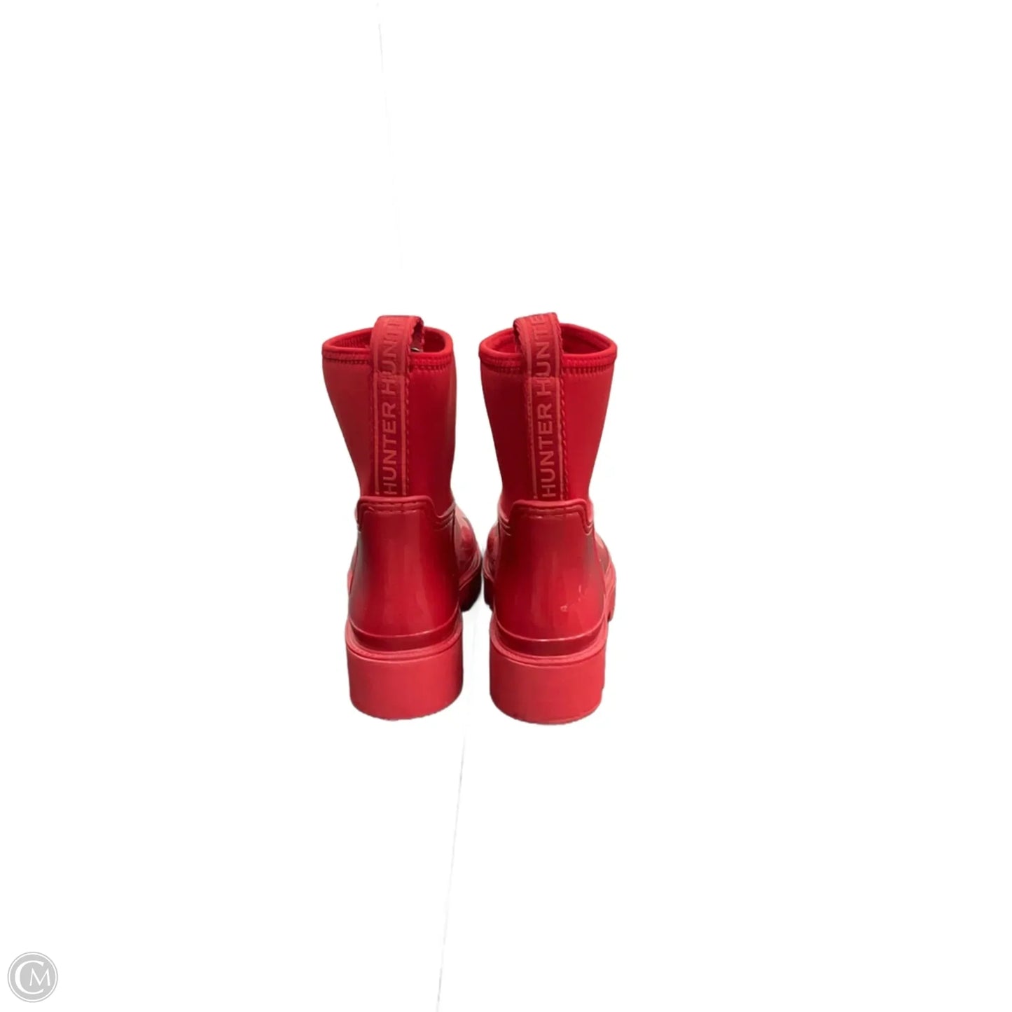 Boots Rain By Hunter In Red, Size: 7
